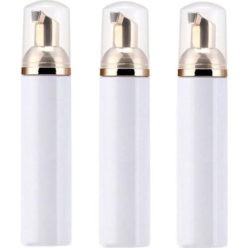 3Pcs 30ML Plastic Foaming Bottle Soap Mousses Liquid Dispenser Froth Shampoo Lotion Bottling Foam Bottles