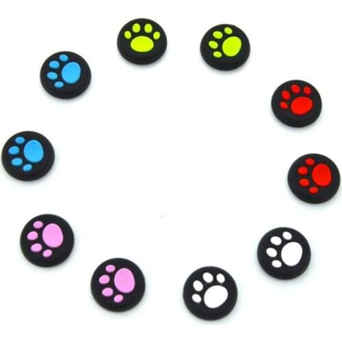 4pcs lovely Thumb Stick Grip Cap Gamepad Joystick Cover Case For Sony PlayStation 3/4 PS3 PS4 Xbox One 360 Controller ThumbStick