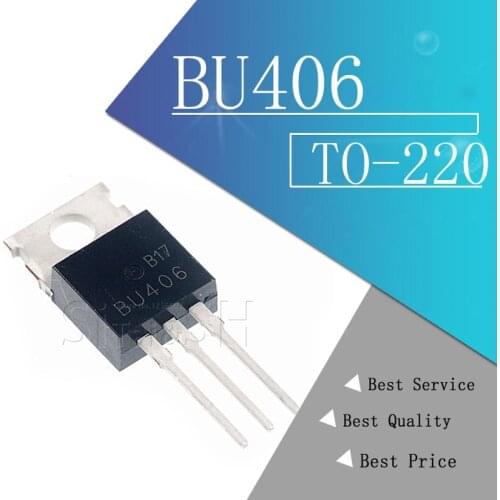 5pcs/lot New BU406 TO-220 NPN SWITCHING TRANSISTOR