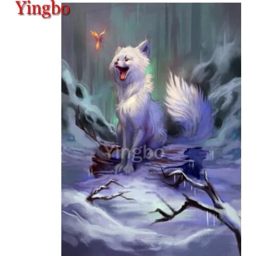 Full Square/Round Drill 5D DIY Diamond Painting Animal Fox 3D Diamond Embroidery Cross Stitch Christmas Decoration For Home