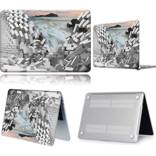 For Apple Macbook 12/Pro 13 A2251 A2289/Pro 13 A2338 3D Art-river Laptop Replace Case For Fund Air 13 A2337/Pro 15 16/Air 11