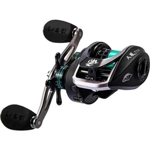 Double Line Spool Baitcasting Reel High Speed Rock Wedkarstwo Vessel 6.3:1 Gear Ratio 8kg Max Drag Fresh/Saltwater Spinning Reel