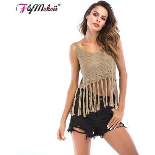 Flymokoii Women's Cropped Tank Tops
