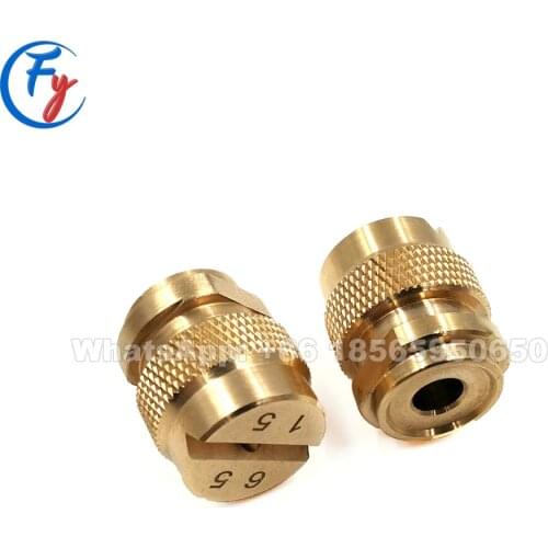 Brass qua quickjet flat fan nozzle, qvva quick dismantling flat fan nozzle, quickly disassemble and install veejet flat nozzle