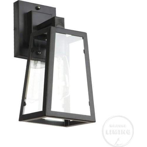 Loft North American Industrial Retro Coffee Shop Bar Restaurant Balcony Glass Box Wall Lamp Luminaria Outdoor Wall Light