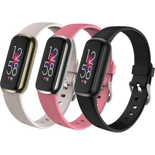 2021 New Silicone Band For Fitbit Luxe Soft Sports Watch Wrist Strap Loop For Fitbit Luxe Bracelet Replacement