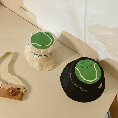 New Kids Boy Girl Hat Lovely Cap Print Smiley Face Baby Bucket Hats Fashion Children Fisherman Cap Panama Beach Caps For Unisex