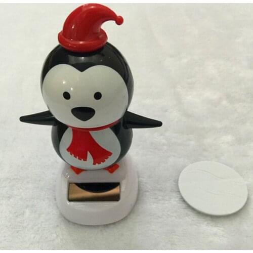 Penguin doll Penguin Swing Pieces Solar Doll Direct Sales Large Congyou Car Interior Ornaments Unisex Plastic Electronic 2020
