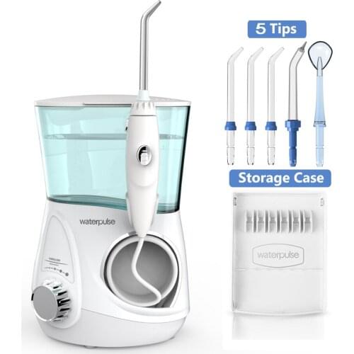 Portable Oral Irrigator 700ML Water Dental Flosser Tooth Cleaner Home Electric Care Hygiene Teeth Cleaning 5 Jet Tips