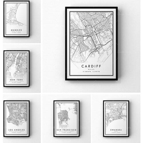 Los Angeles Map Print, Los Angeles Poster Print, Los Angeles City Map Print Minimalist, Prints of California
