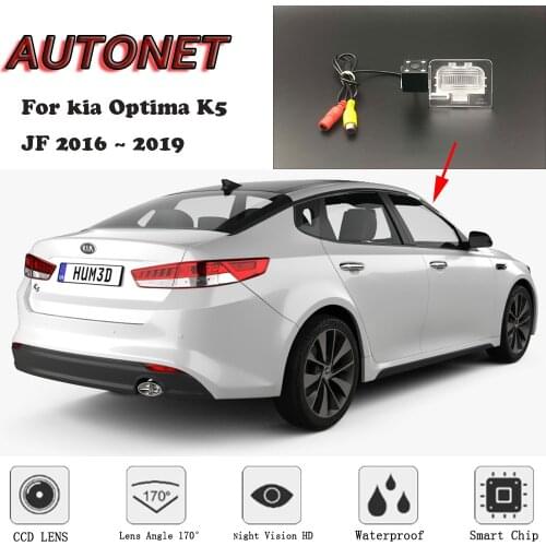 AUTONET HD Night Vision Backup Rear View camera For kia Optima K5 JF 2016 2017 2018 2019 CCD/license plate camera