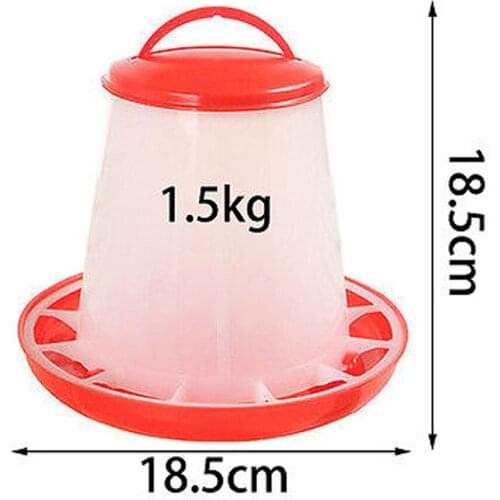 1.5kg Drinking Cups Chicken Birds Pheasant Feeders Waterer Automatic Drinking Tool Farm Tools Pigeon Waterers Animal Supplies