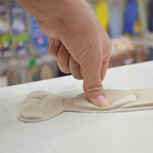 1 Pair Insole Pad Inserts Heel Post Back Breathable Anti-slip For High Heel Shoe Portable Comfortable Elasticity Insole New