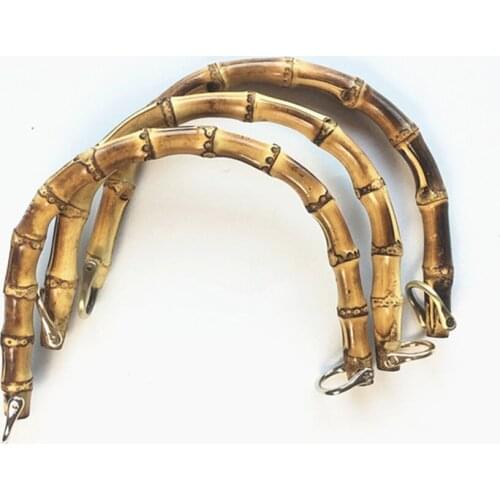 10pcs/lot 20cm Bamboo Knot Lock Metal Purse Frame Handle for Bag Sewing Craft Tailor Sewer
