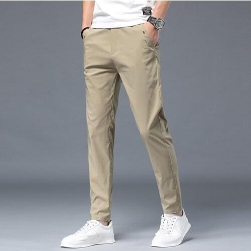 2021 New Men Pants Joggers Fitness Casual Quick Dry Outdoor Sweatpants Breathable Slim Elasticity Trouser Plus Size Men Pants