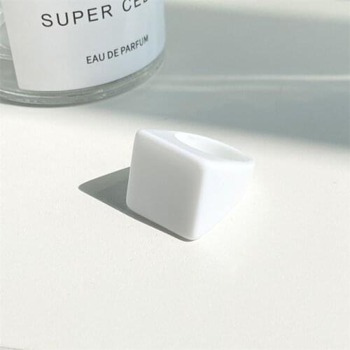 52998 white resin ring for men and women