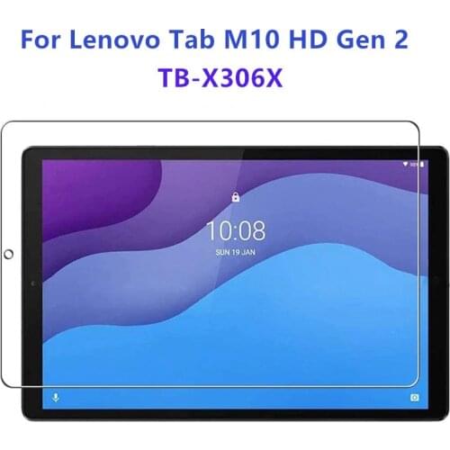 9H Tempered Glass For Lenovo Tab M10 HD Gen 2 TB-X306X 2nd Generation 10.1 Inch Protective Screen Protector Film TB-X306
