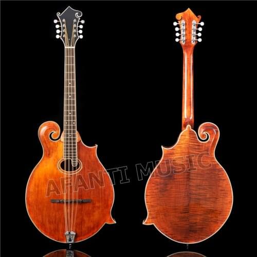 Afanti Solid Spruce top / Solid Flamed maple Back & Sides / Afanti factory Mandocello (AMB-901S)