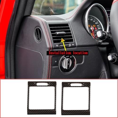 For Mercedes-Benz G-Class 2004-18 Car Air Outlet Frame on Both Sides of the Central Control ABS Car Interior Accessories 2 Style