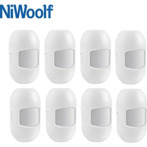 NEW PIR Sensor 433MHz Movement Detector, motion sensor, Includ 8 pieces, Wholesale Big Promotions, For GSM alarm system
