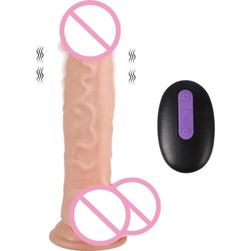 Remote Control Suction Cup Big Dildo Vibrator Realistic Penis Horse Dildos Adult Sex Toys for Woman Vagina Erotic Products Shop