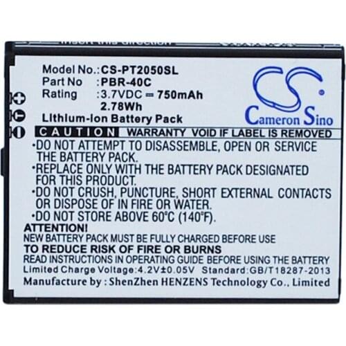 CameronSino for PANTECH Breeze 4 Breeze IV P2050 PBR-40C battery
