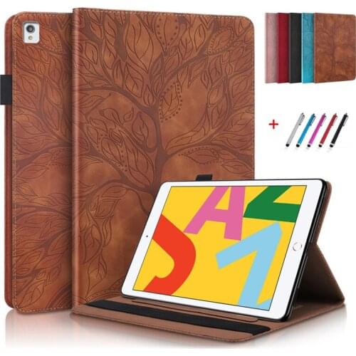 Tablet Cover For Coque iPad Air 2019 10 5 Case Emboss Tree Flip Wallet Stand Cover For iPad Air 3 Case For iPad 10.5 inch