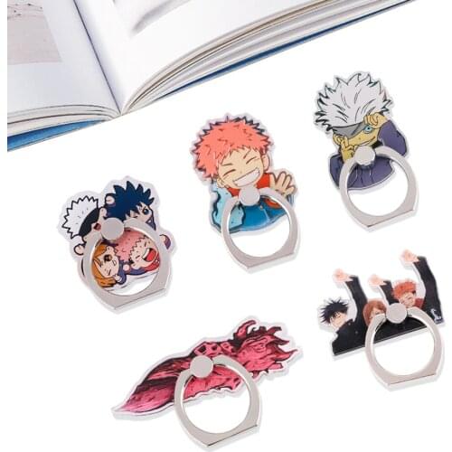 JY207 Art Anime Conjure back 360 Degree Finger Ring Smartphone Stand Holder Mobile Phone Funny Holder Stand For All Phone