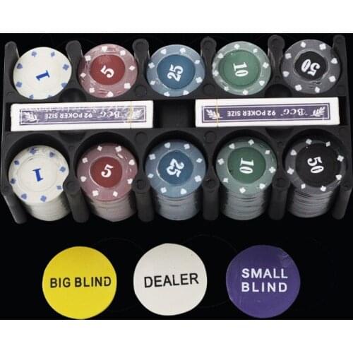 Texas Hold'em 200 Chips/Tablecloth Banker Chips/Tie Boxed Chips/Blackjack Set Texas Hold'em