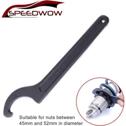 SPEEDWOW 45-52mm Wrench Spanner Tool Hook Shock Absorber C Spanner Steel Hand Tool Kit For KTM EXC Honda Kawasaki Suzuki Yamaha