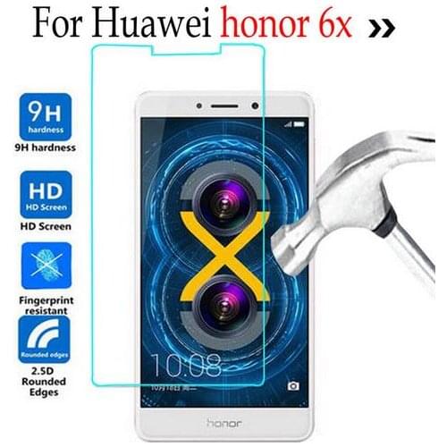 Honor 6x premium Tempered Glass Screen Protector For Huawei honor 6x Glass honor 6x 6 x Case Cover 9H Toughened Protective Film