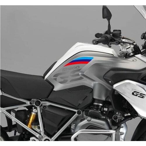 For BMW R1200GS 2013-2017 Tank Pads Soft Rubber Stickers Side Pad Gas Fuel Grip Decals R 1200 R1200 GS 13 14 15 16 17