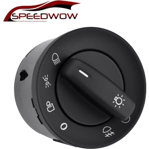 SPEEDWOW Auto Headlight Switch Replacement Parts For VW Volkswagen Golf Caddy III JETTA TOURAN SAGITAR Rabbit OEM 1K0941431N
