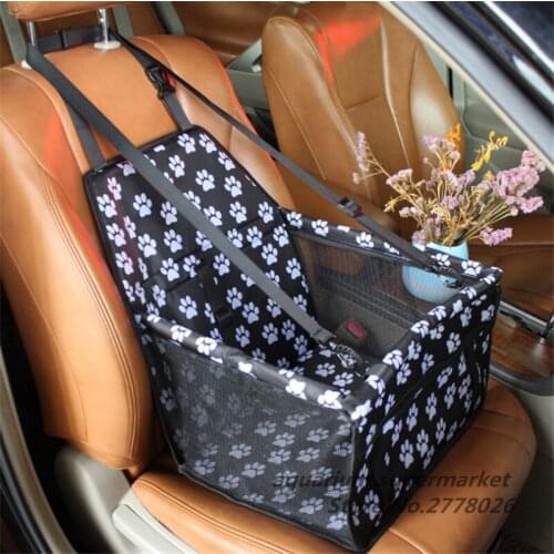Pet Carrier Pad Safe Carry Cat Puppy Bag Dog Car Seat Waterproof Dog Seat Bag Basket Safety Bag Upgrade Anti-Collapse Mesh Gauze