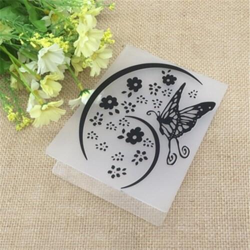 Plastic Embossing Folder butterfly scrapbook album card packing decoration cutting dies paper craft stencils