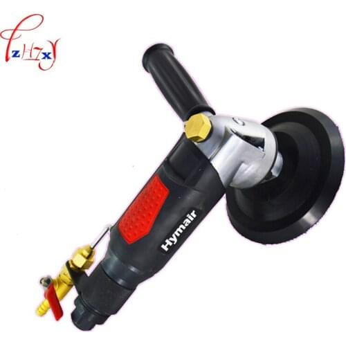 Water-injection pneumatic water mill machine 5" professional air wet sander/polisher stone polishing machine