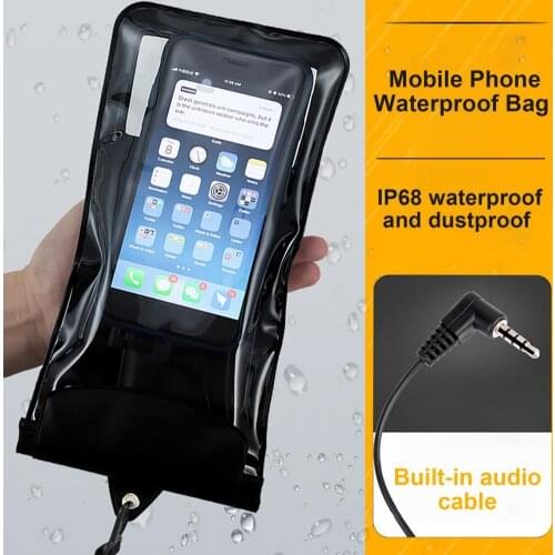 Underwater Pouch Anti-sinking Waterproof Bag Dust-proof Large Space IP68 Floating Air Phone Pouch