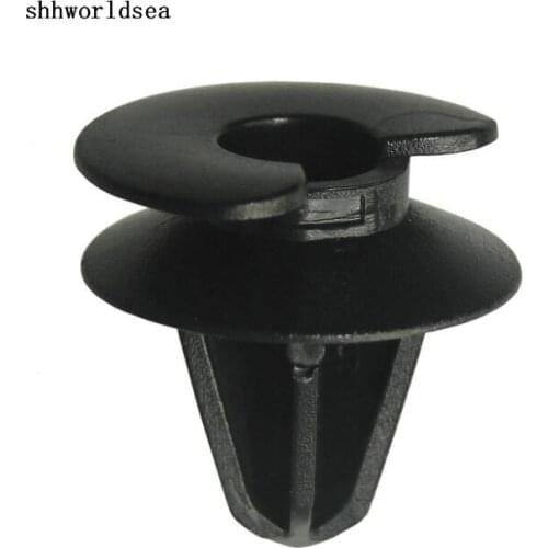 Shhworldsea 100pcs POM Black Door Trim Panel Retainer Fastener Clip For Opel For Toyota