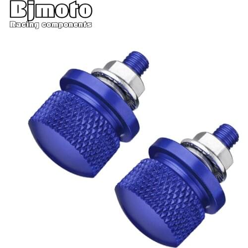 BJMOTO Motorcycle Number Plates Holder Screws Aluminum Liscence Plate Bracket Bolts For DUCATI 848/1098/1098S MT07 MT-07 MT-09