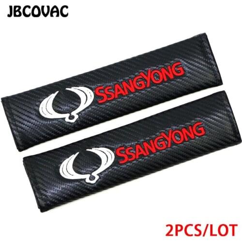 2pcs/lot Car Styling Accessories Sticker Cover Case For Ssangyong ActYon Tivolan Korando Rodius Chairman Ssang Yong Rexton Kyron
