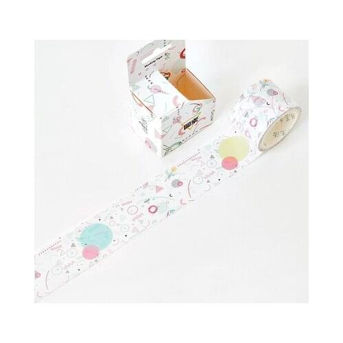 3cm 5m 1 pcs fashion design formula style washi tape Scrapbook use as Sticker gift seal Label Masking home gift decor