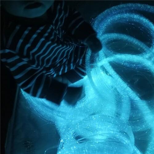 Side Pointed Fiber Optic Light Strands 400pcs 0.75mm Length 3m for DIY Optic Fiber Lighting FY-P03