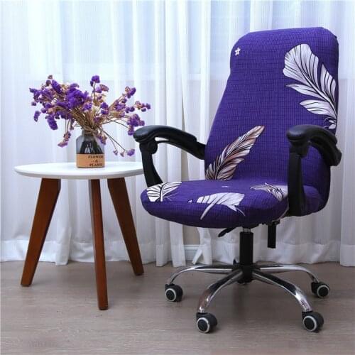 New Pastoral Seat Covers Universal Size Chair Cover for Stretch Rotating Lift Office Computer Chair Stretch Spandex Seat Cover