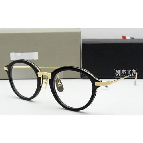 High Quality New York TB011 Men and Women Vintage Prescription Eyewear Frames Reading Glasses with Original Box