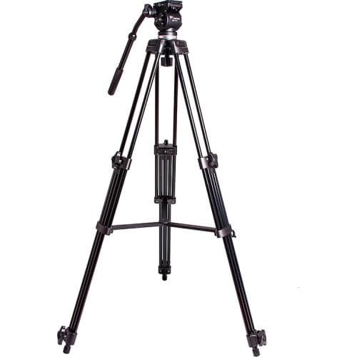 1.8m WEIFENG 717 Fluid head video tripod dslr camcorder professional tripod 6kg bear weight with Fluid Bowl Pan Head Carry Bag
