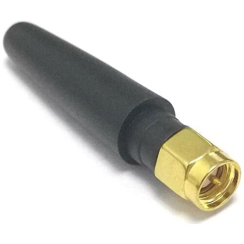 1PC 315Mhz rubber antenna GSM aerial 3dbi SMA male connector straight 5cm long wholesale price