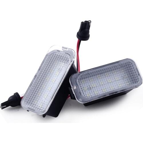 2pcs LED Licence Number Plate Light Lamp Car Fit For Ford Transit Van MK8 2014 2015 2016 2017