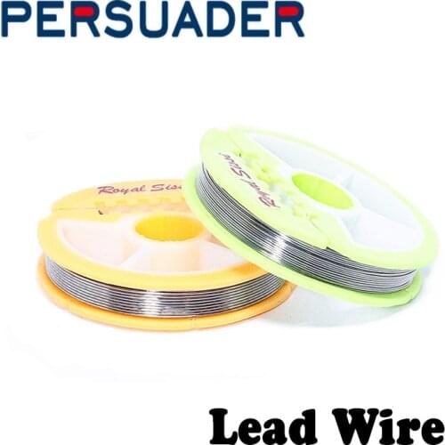 PERSUADER 2 selectable well spooled Dia 0.5mm or 0.8mm ultra soft lead wire nymph/larva body weight thread fly tying materials