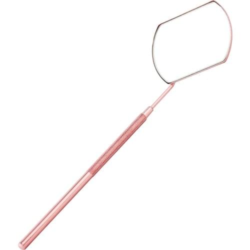 1pc Multifunctional Inspection Mirror Eyelash Extender Beauty Makeup Portable Stainless Steel Eyelash Tool