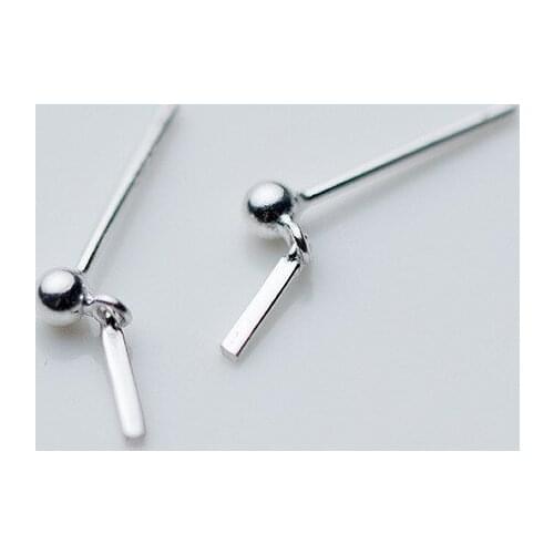 925 Sterling Silver Stud Earrings for Women Party Gift Jewelry female Ear pendientes boucle d oreille